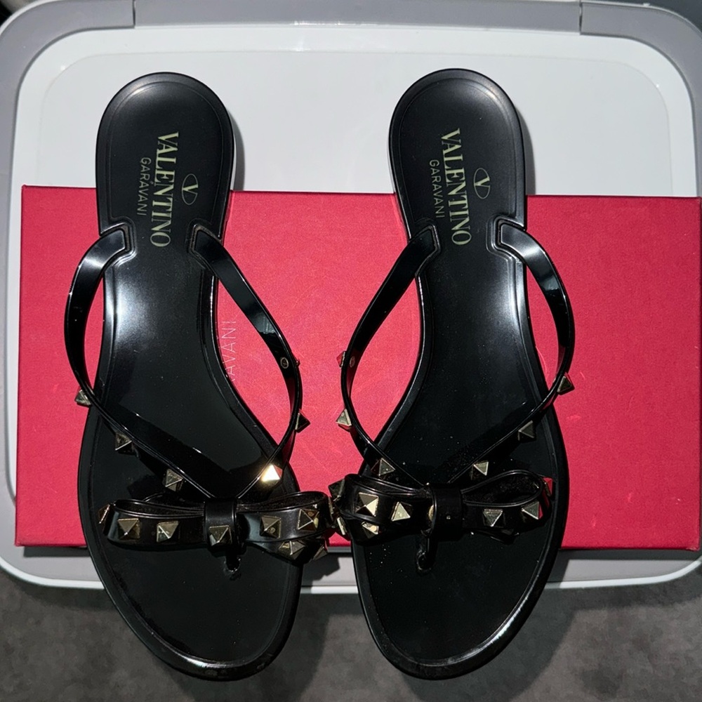 Valentino Rockstud Slides